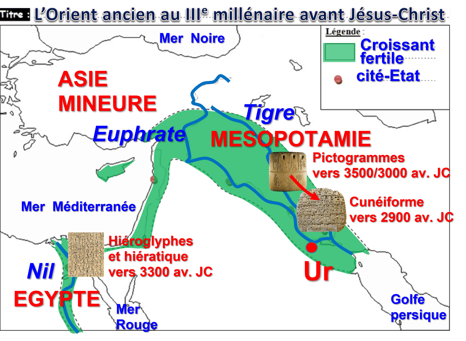 Carte du croissant fertile site 2