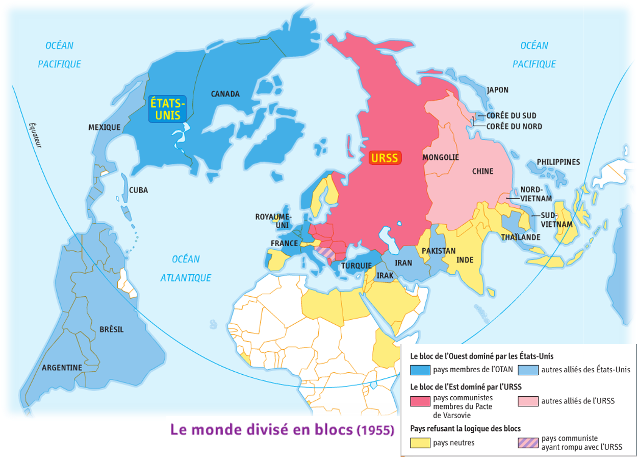 Carte guerre froide