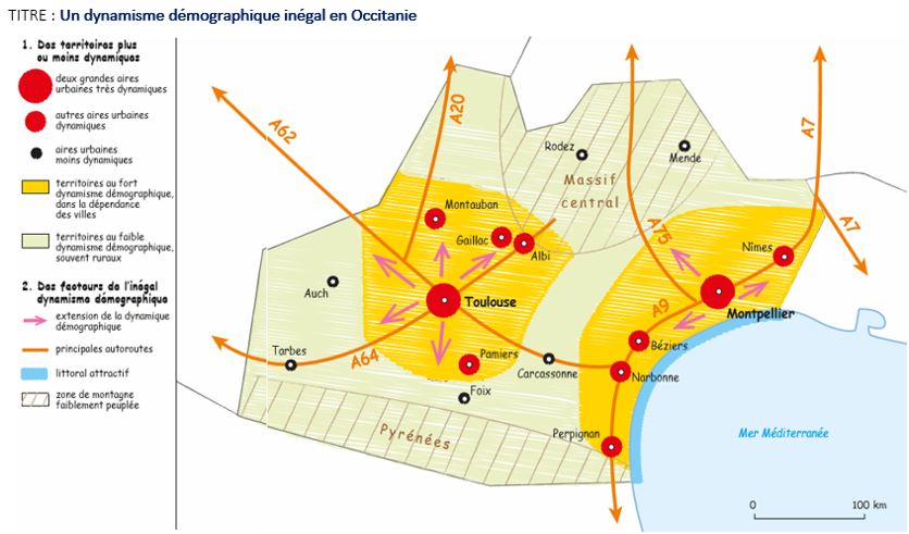 Carte occitanie