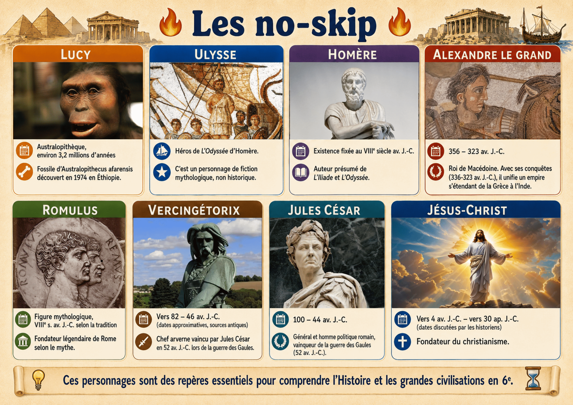 Les personnages a connaitre en 6e les no skips dv2 1
