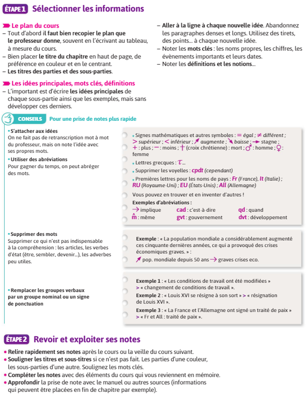 Prendre des notes 3