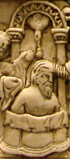 Saint remy baptise clovis detail