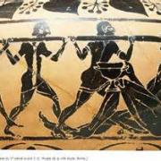 Quel épisode de l'Iliade est décrit sur ce vase ancien ?